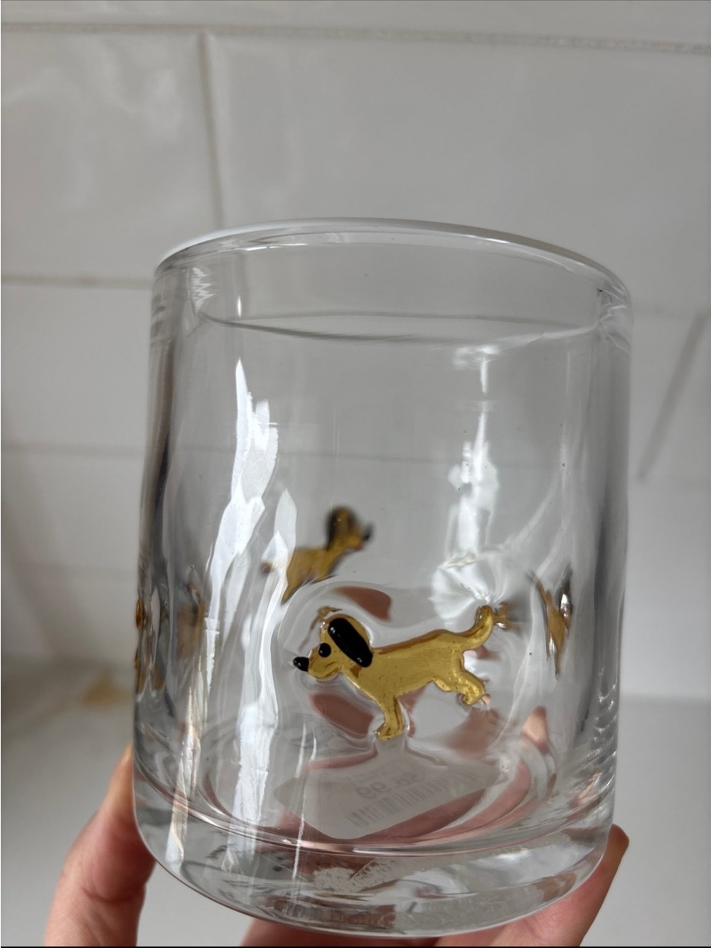 Brand new - Dog Icon Iced Coffee Matcha Juice Glass